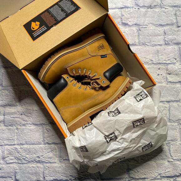 Timberland 6" Steel Toe Insulated Work Boot in Wheat - Picture 1 of 10